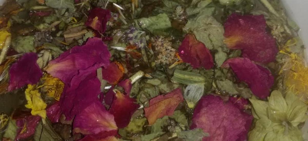 Élvezeti teafű áztatás